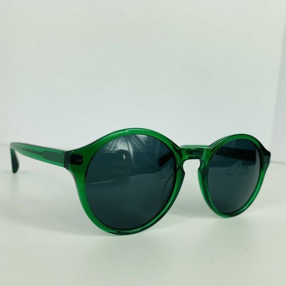 RESERVED 3 pairs NEW Bent Warby Parker Quimby Round Green Sunglasses - Picture 3 of 8